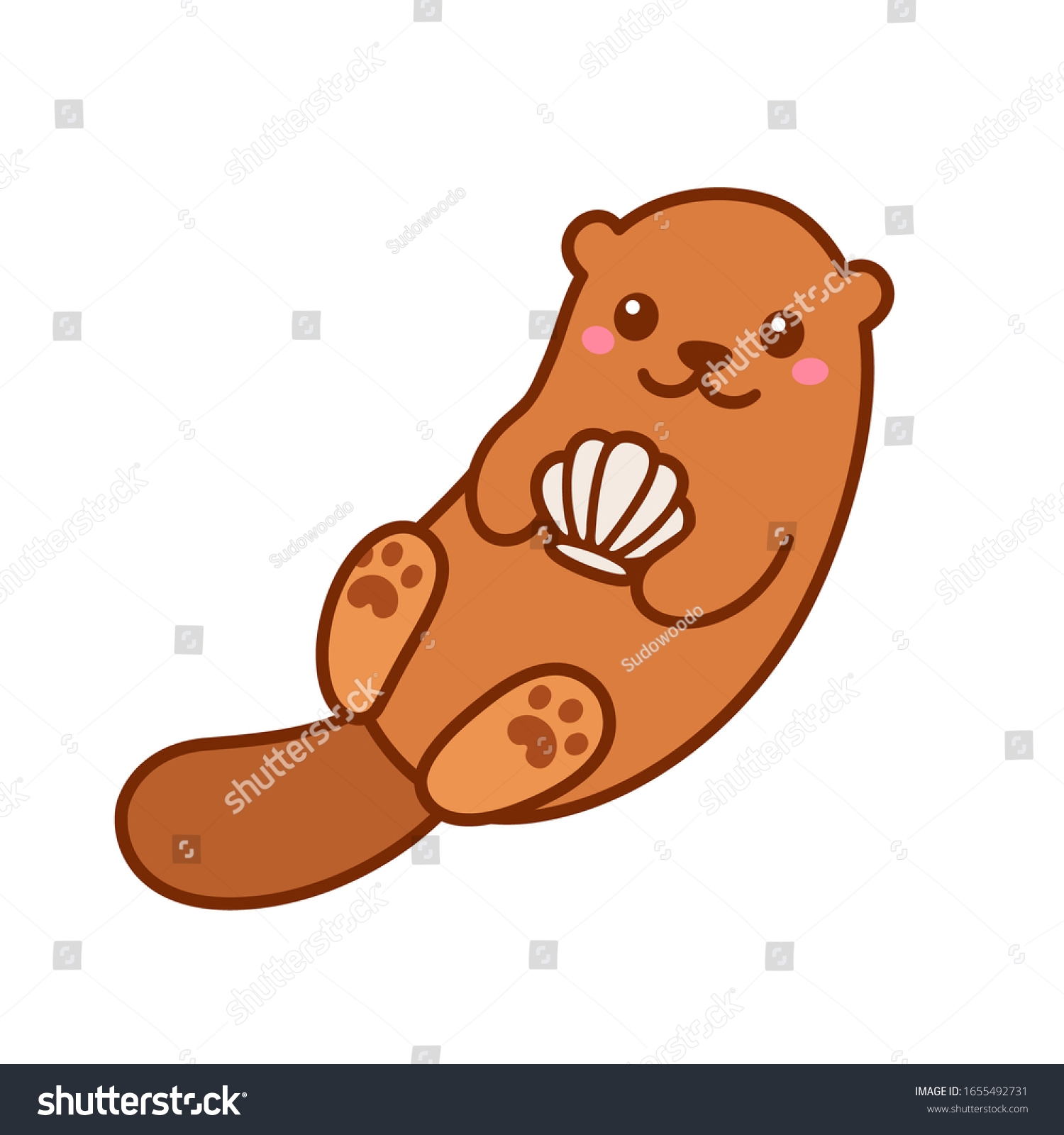 Cute Cartoon Otter Holding Seashell Funny Stock Vector Royalty Free 1655492731 Shutterstock Cute Cartoon Otter Holding Seashell Funny Stock Vector Royalty Free 1655492731 Shutterstock