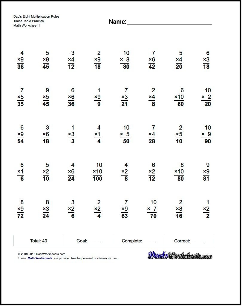 Dad s Math Worksheets Engaging And Effective Math Practice For Students
