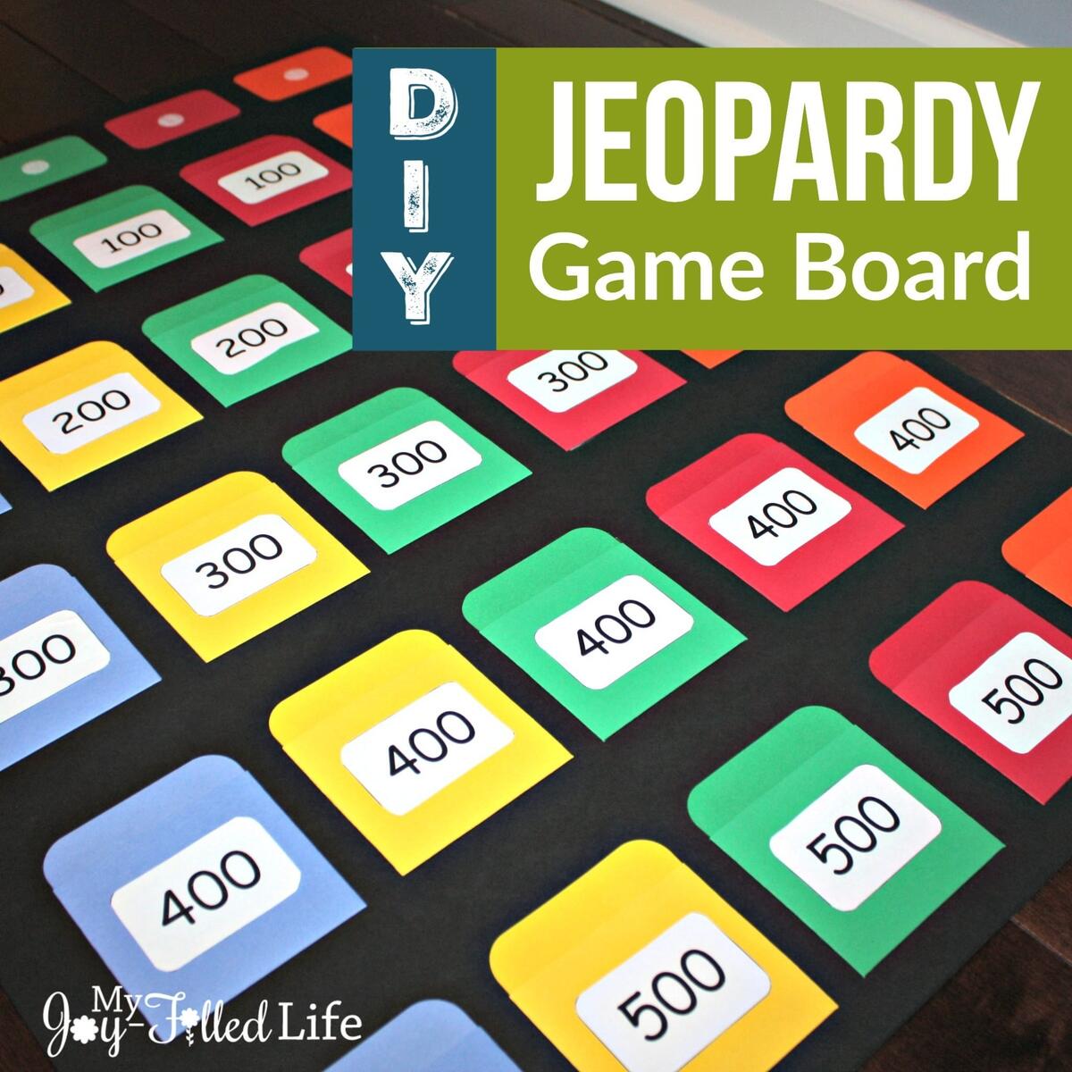 DIY Jeopardy Game Board Template My Joy Filled Life DIY Jeopardy Game Board Template My Joy Filled Life