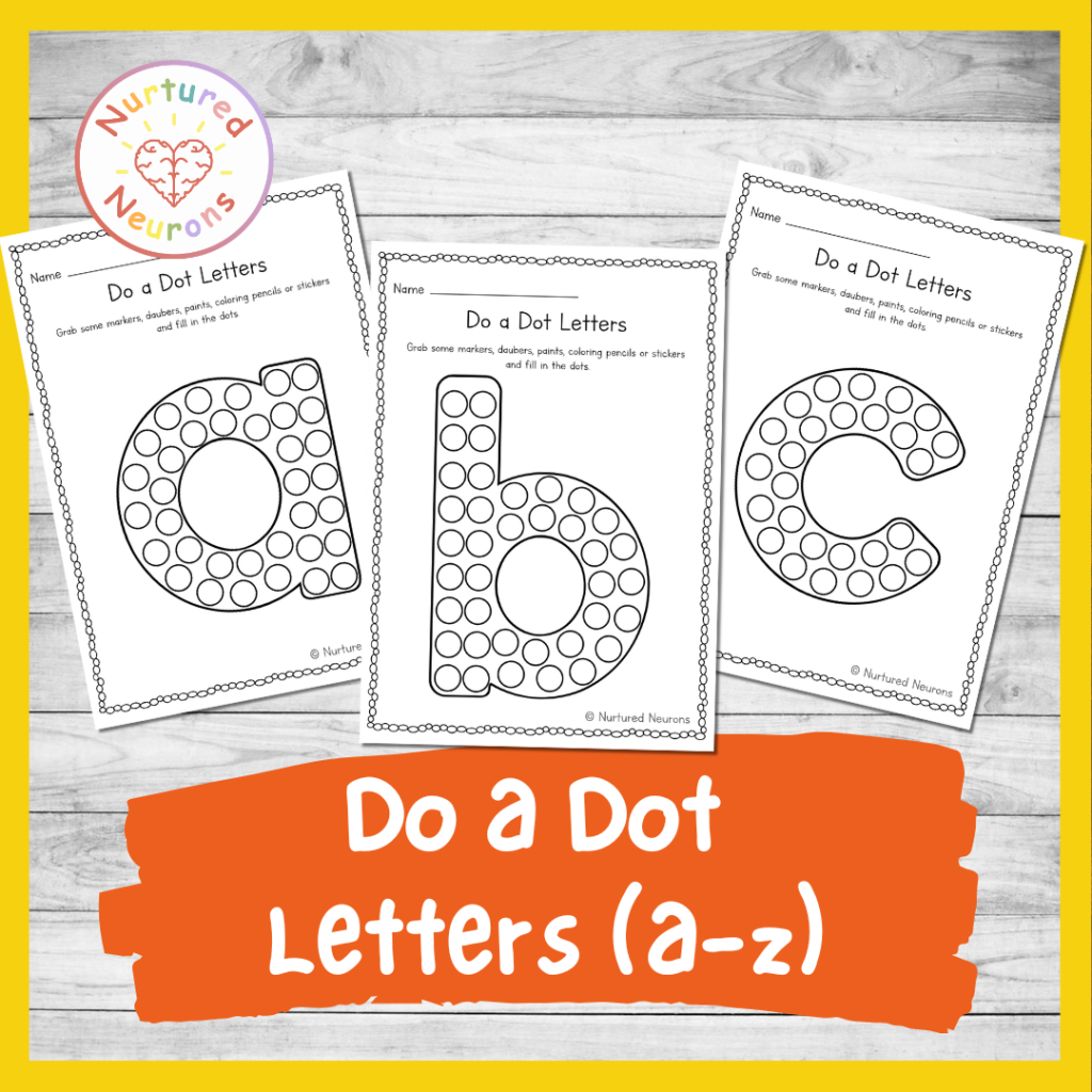 Do A Dot Letter Worksheets A Z Dot Marker And Sticker Pages Lower Case Nurtured Neurons Do A Dot Letter Worksheets A Z Dot Marker And Sticker Pages Lower Case Nurtured Neurons