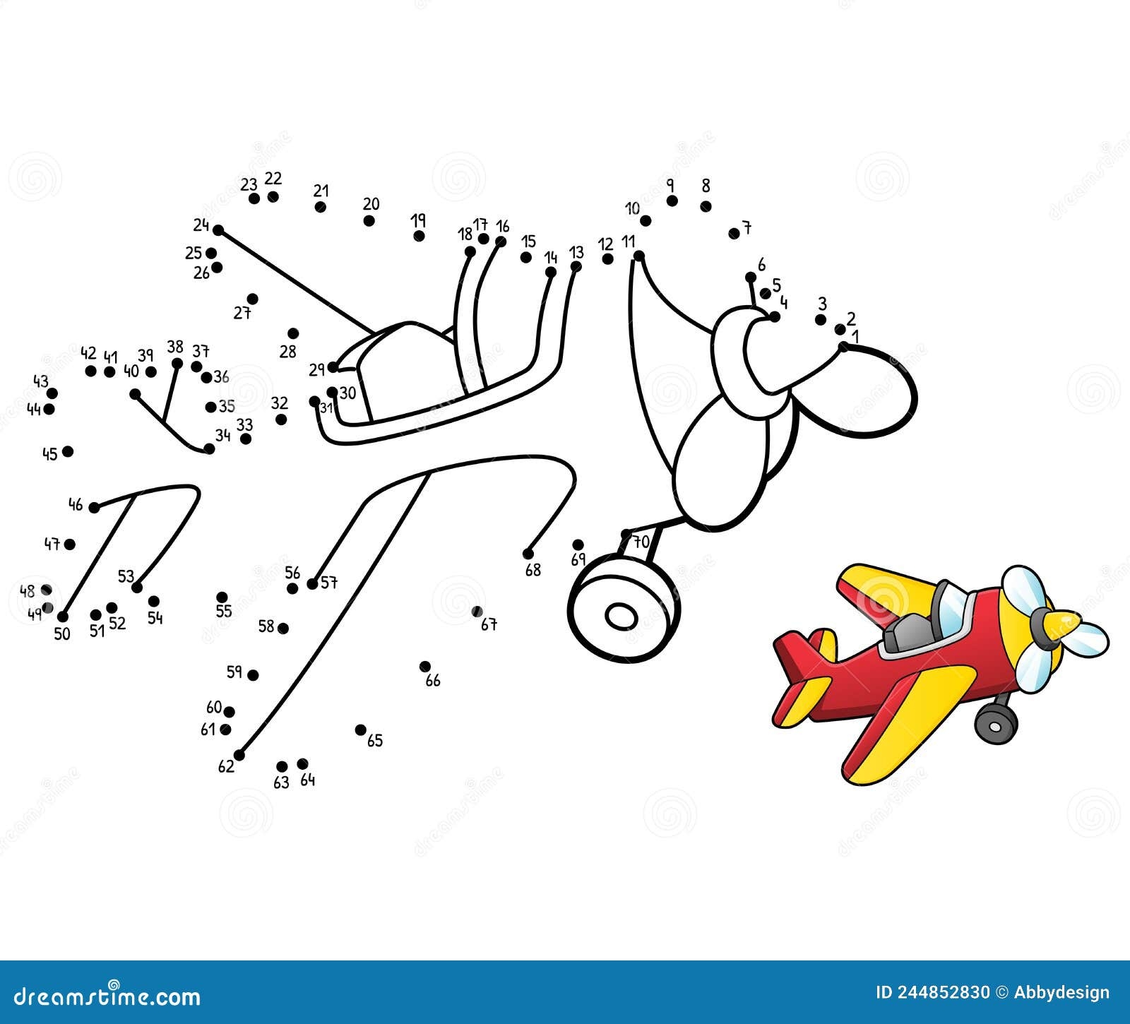 Dot To Dot Propeller Plane Isolated Coloring Page Stock Vector Illustration Of Education Background 244852830 Dot To Dot Propeller Plane Isolated Coloring Page Stock Vector Illustration Of Education Background 244852830