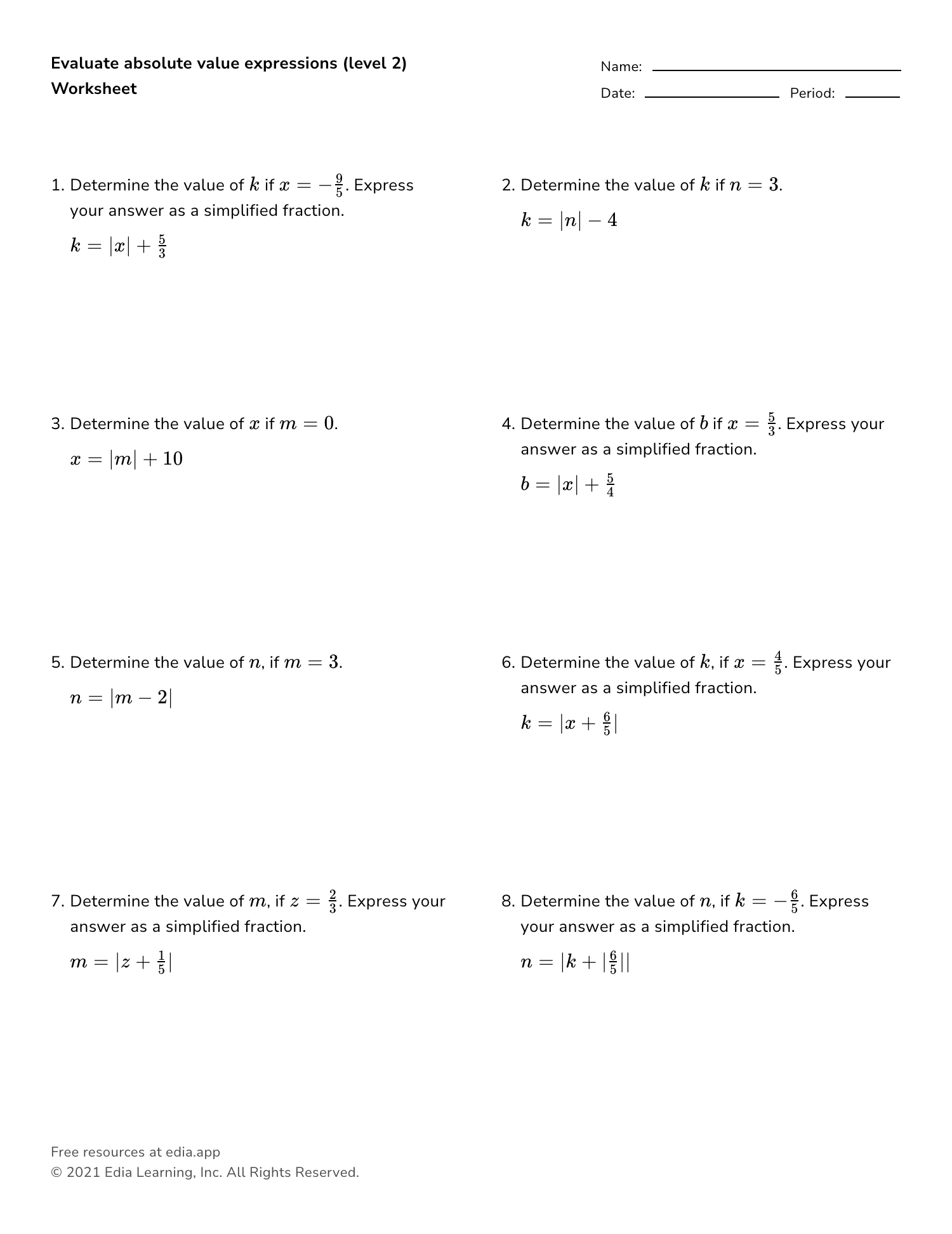 Edia AI Platform For Student Outcomes Order Of Operations Evaluating Expressions Scavenger Hunt All Things Algebra