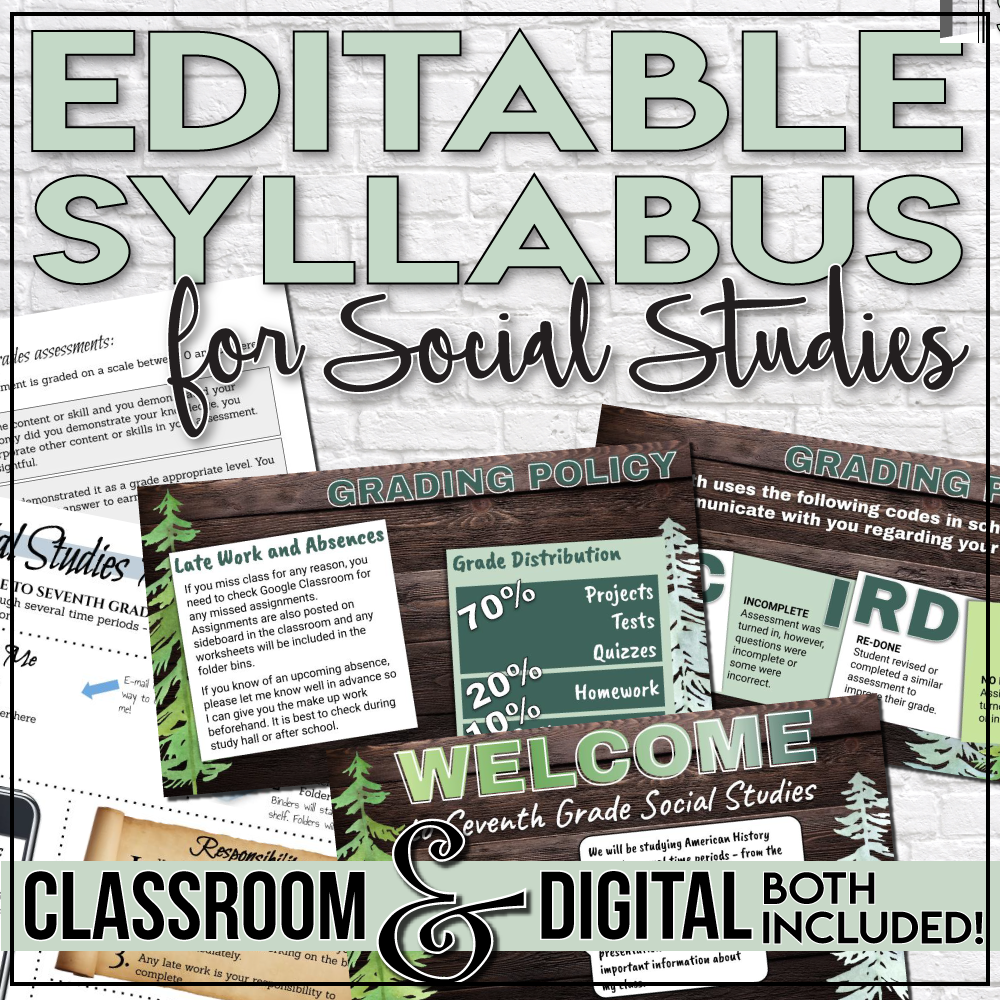 Editable Syllabus Template For Social Studies Google Slides Peacefield History Editable Syllabus Template For Social Studies Google Slides Peacefield History