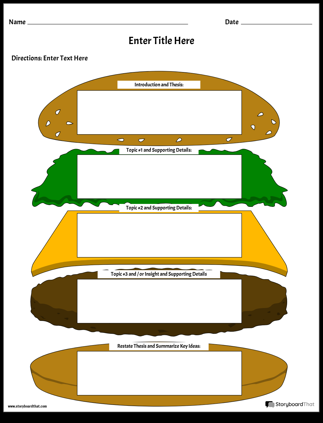 Identifying Parts Of A Paragraph ESL Worksheet By AllisonR