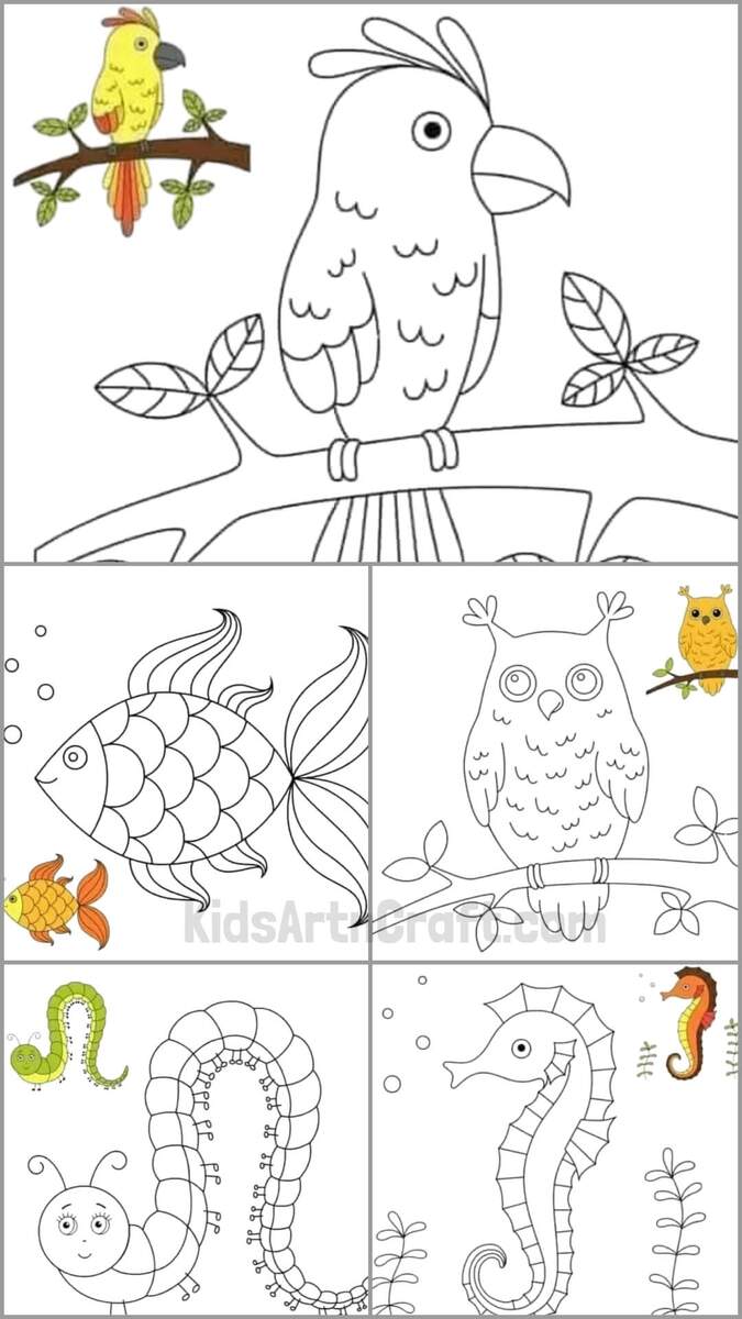 Explore Creativity With Free Printable Coloring Pages For Kids Kids Art Craft