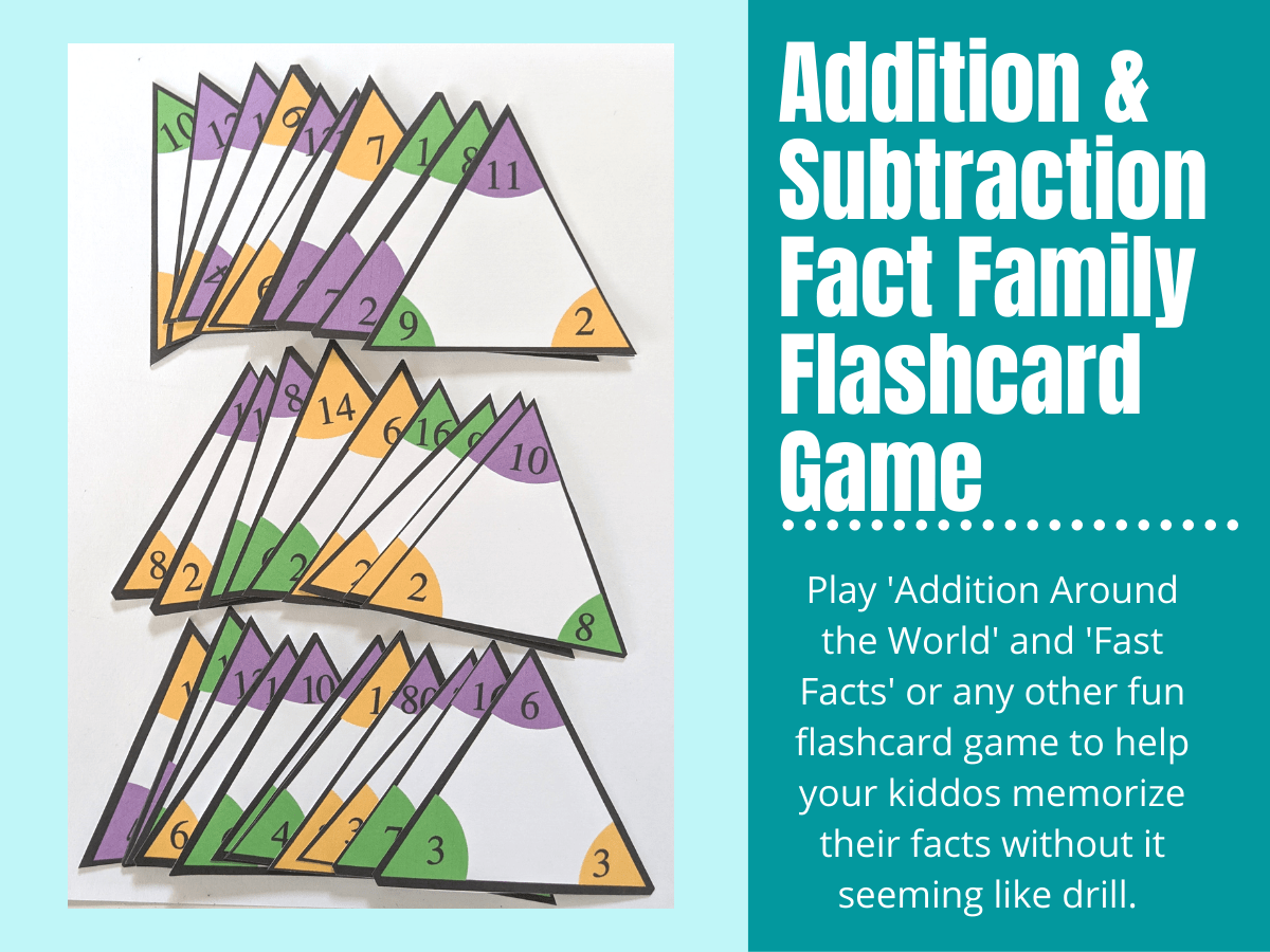 Amazon Award Winning Triangle Math Flash Cards 752 Facts Add Subtract Multiply Divide Grades K 6 Visual Aids Color Coded Mastery Sorting System Toys Games