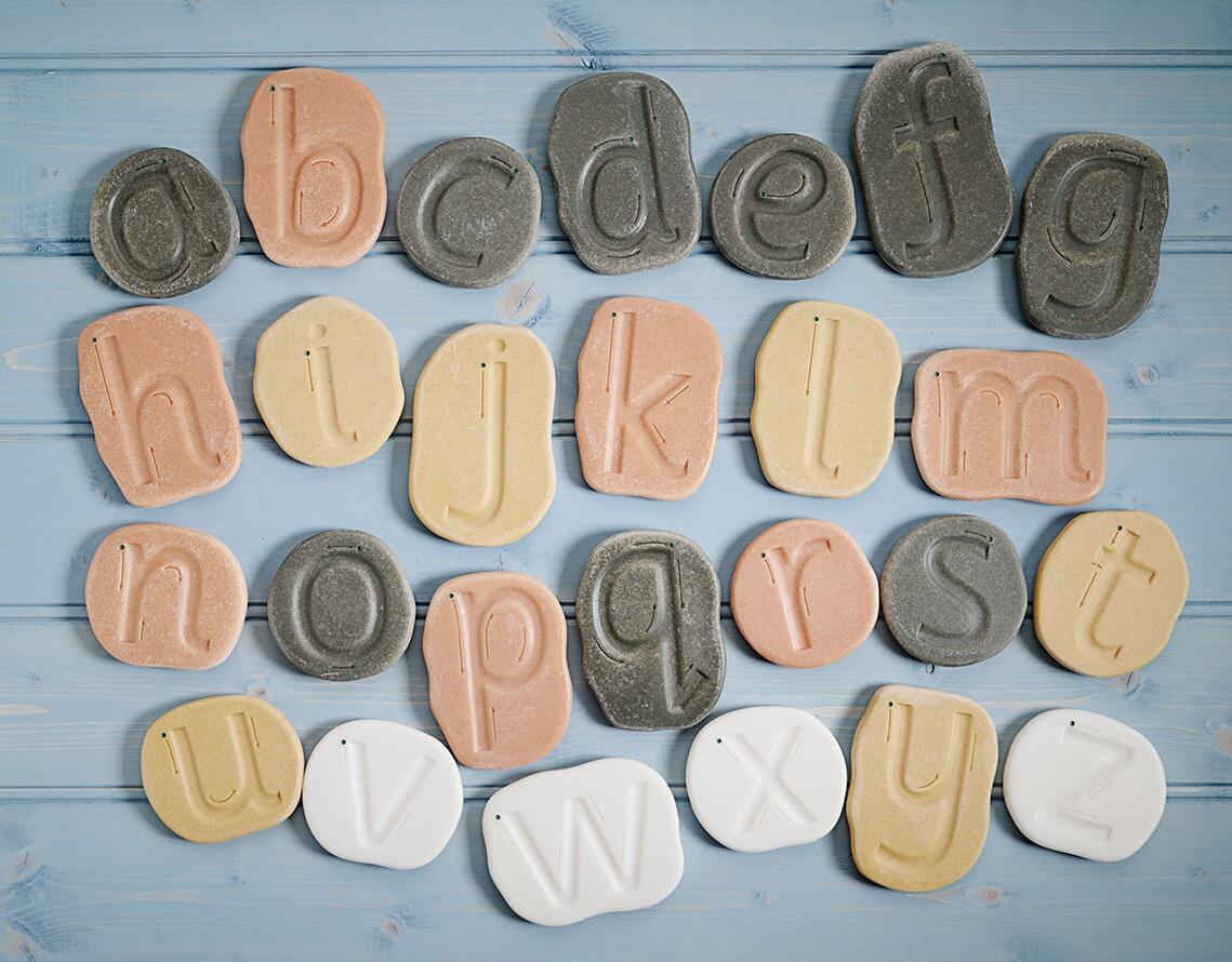 Feels Write Letter Stones Engraved Lowercase Letters