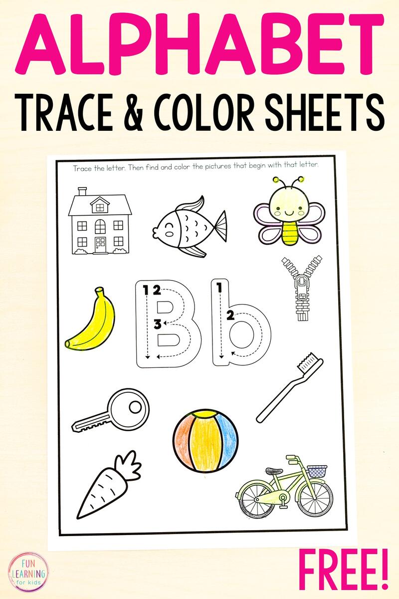 Find And Color The Beginning Letter Sound Alphabet Worksheets Find And Color The Beginning Letter Sound Alphabet Worksheets