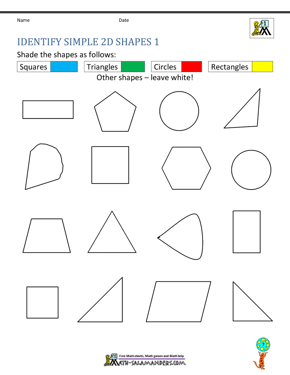 First Grade Geometry