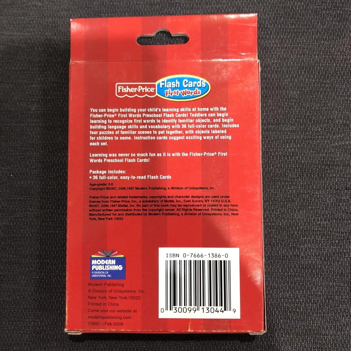 Fisher Price Flash Cards First Words 36 Full Color Cards Ages 2 5 EBay Fisher Price Shakira Primeras Palabras Tarjetas Flash Amazon Mx Juguetes Y Juegos