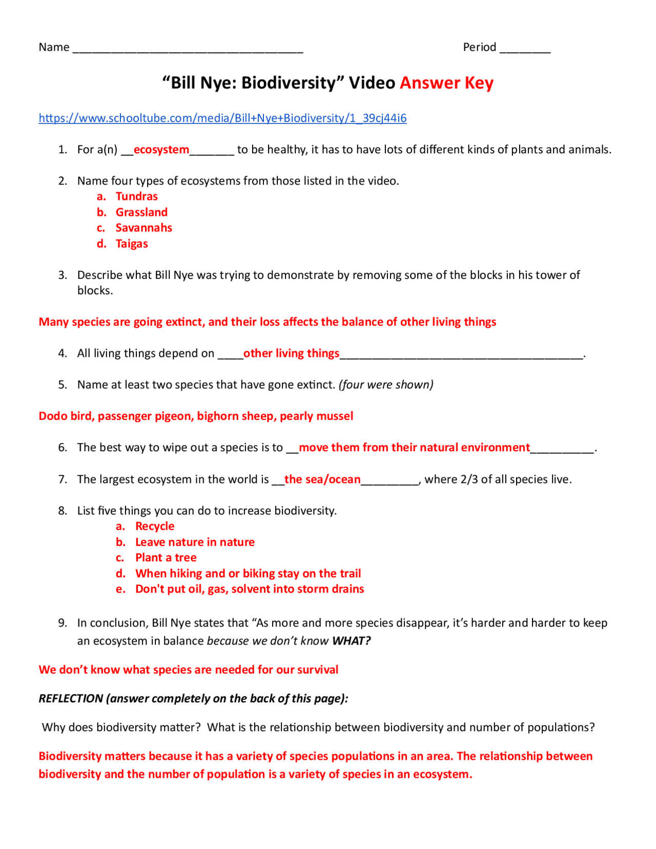 Free Bill Nye Biodiversity Worksheet Download Free Bill Nye Biodiversity Worksheet Png Images Free Worksheets On Clipart Library
