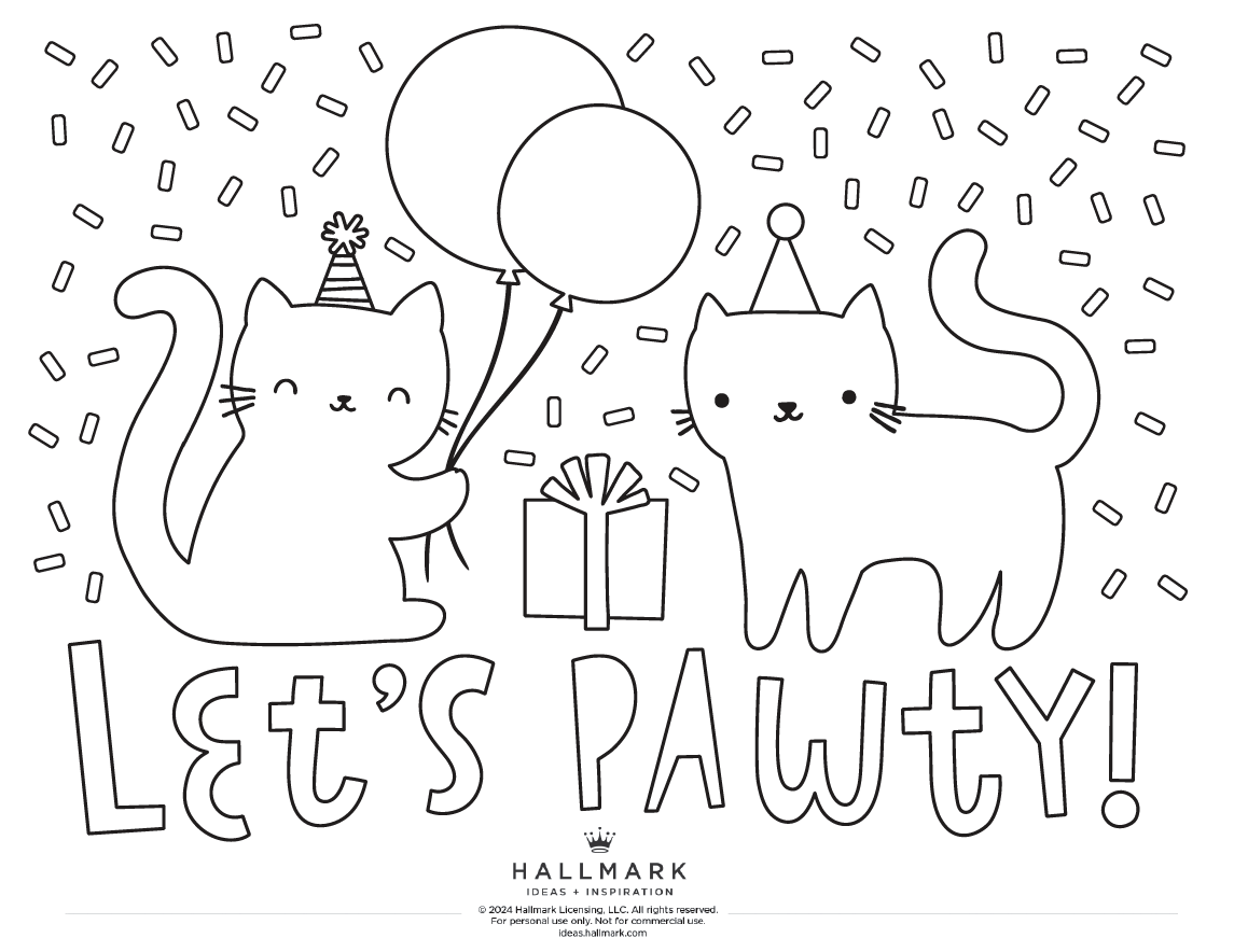 Free Birthday Coloring Pages To Add More Fun To The Celebration Hallmark Ideas Inspiration Happy Birthday Card Beeloo Printable Crafts And Activities For Kids