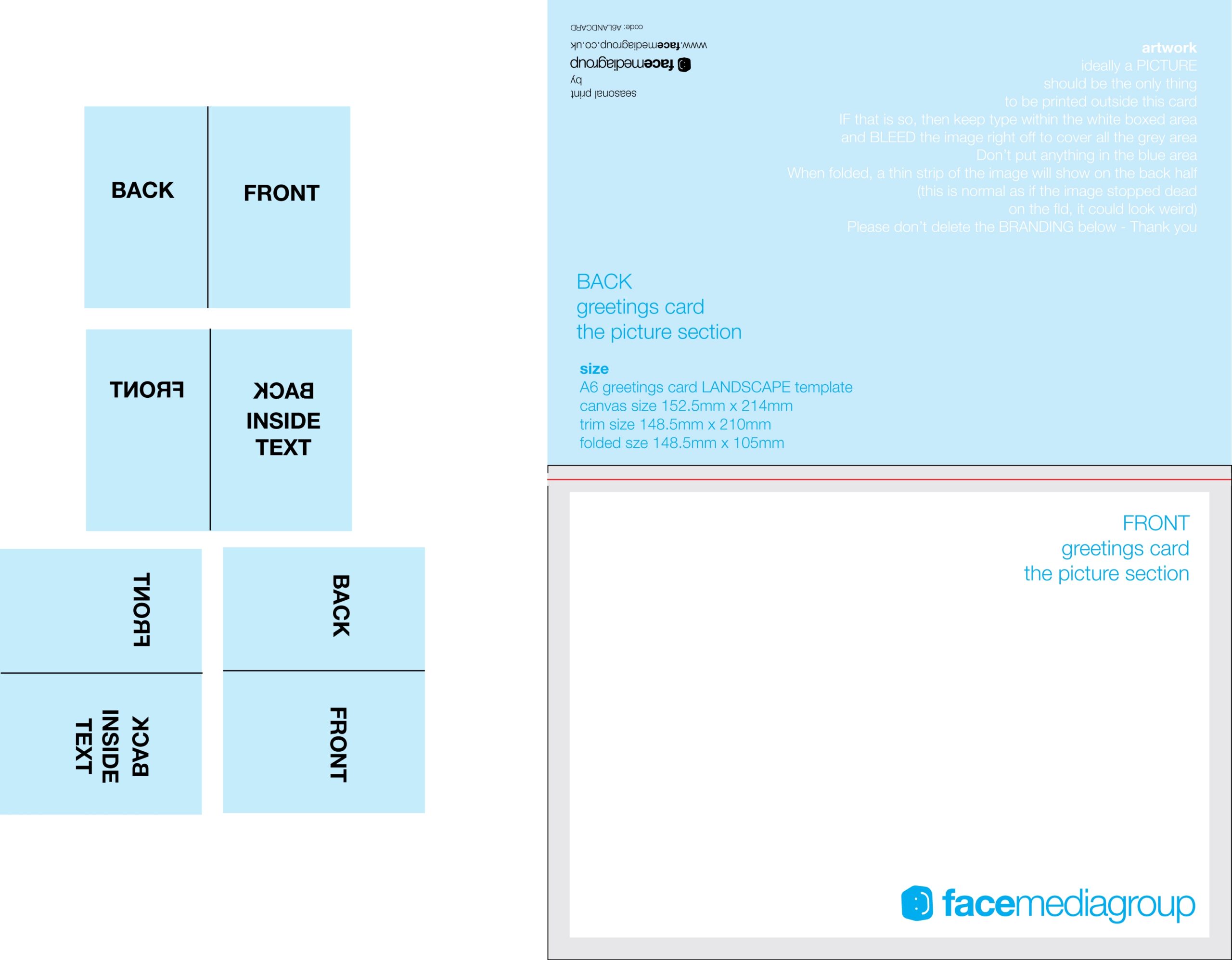 FREE Blank Greetings Card Artwork Templates For Download Face Media Group FREE Blank Greetings Card Artwork Templates For Download Face Media Group