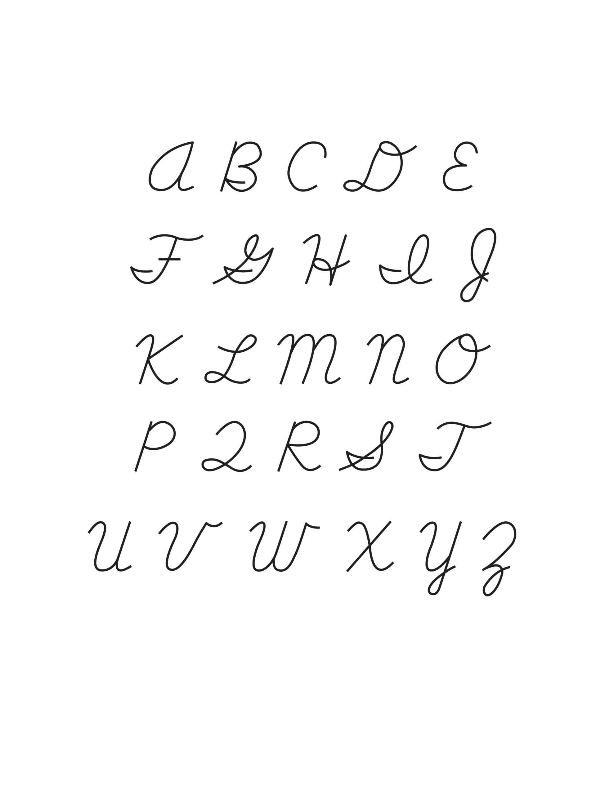 How Do You Write Your Capital Cursive I S R Fountainpens