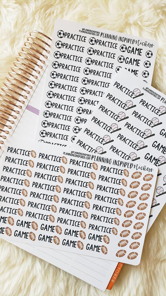 Free Printable Kid S Sports Stickers Planning Inspired Free Printable Kid S Sports Stickers Planning Inspired