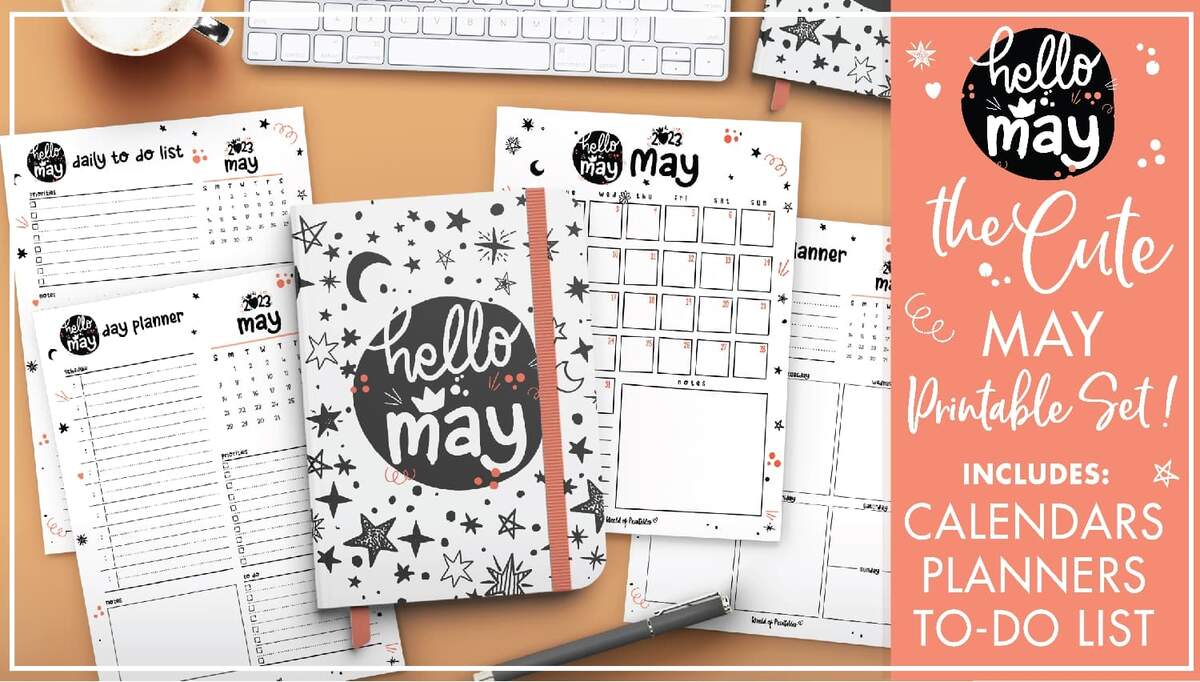 Free Printable May 2026 Planners World Of Printables Free Printable May 2026 Planners World Of Printables