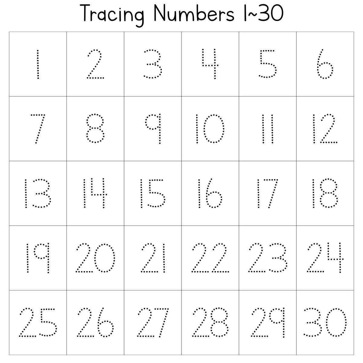 Free Printable Numbers 1 30 Worksheets Library Free Printable Numbers 1 30 Worksheets Library