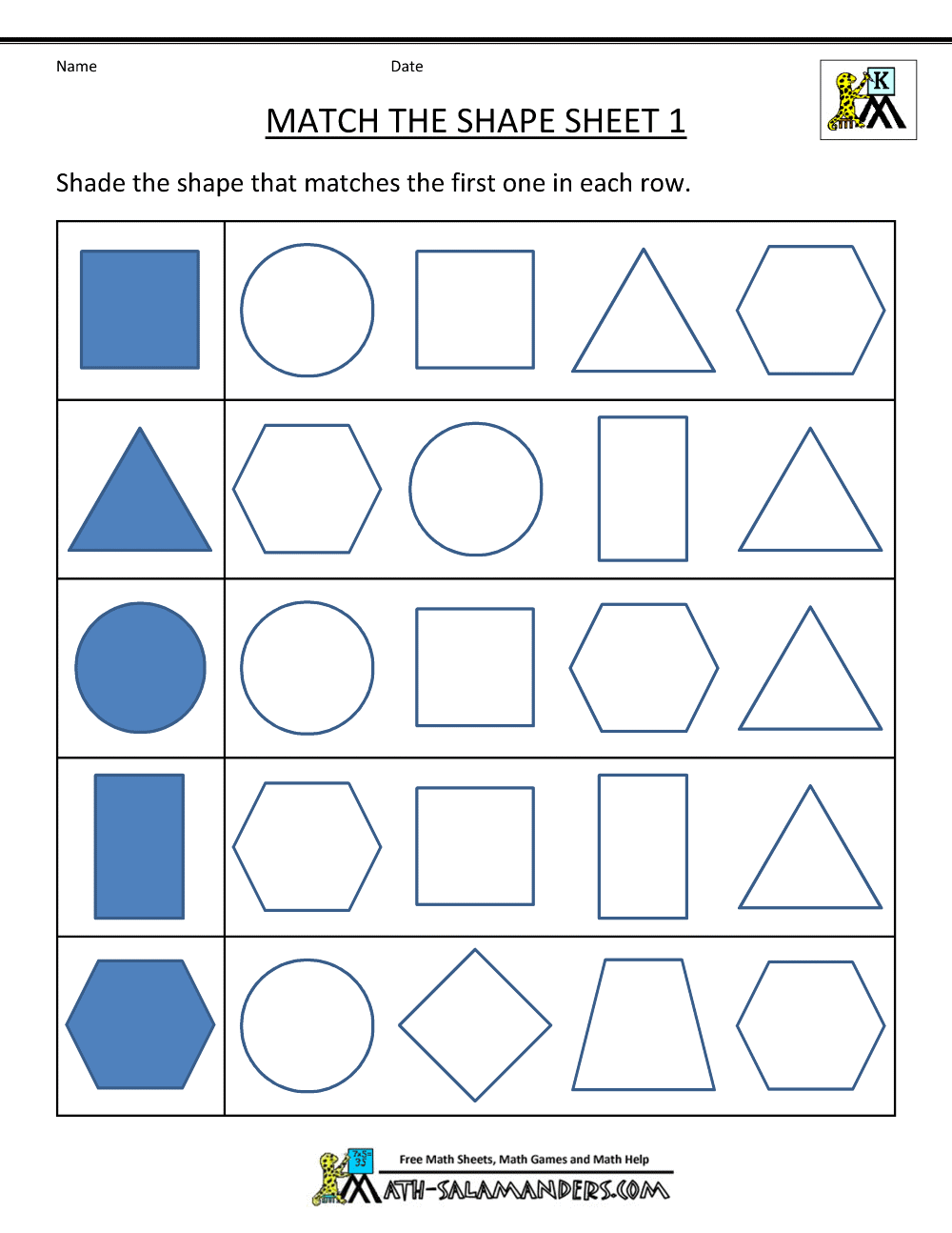 Free Shape Worksheets Kindergarten 3d Shapes Worksheets
