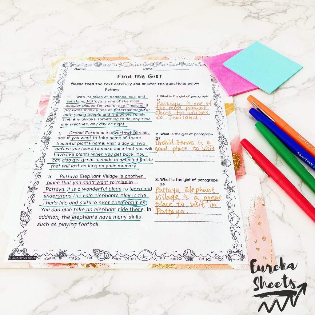 Improve Reading Comprehension With The GIST Strategy Literacy In Focus