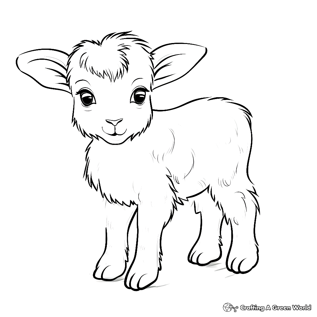 Goat Coloring Pages Free Printable