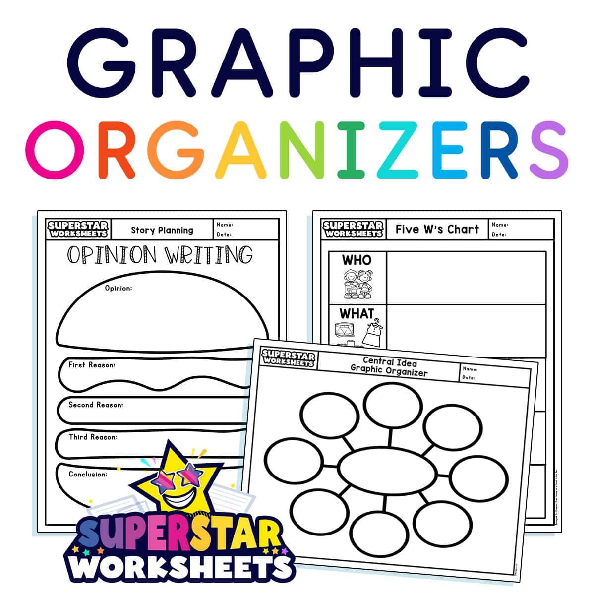 Graphic Organizers Free Printables Superstar Worksheets Division Charts And Tables Free Printable PDF Math Worksheets Free Printables Lettering SVG Files Tools Apps