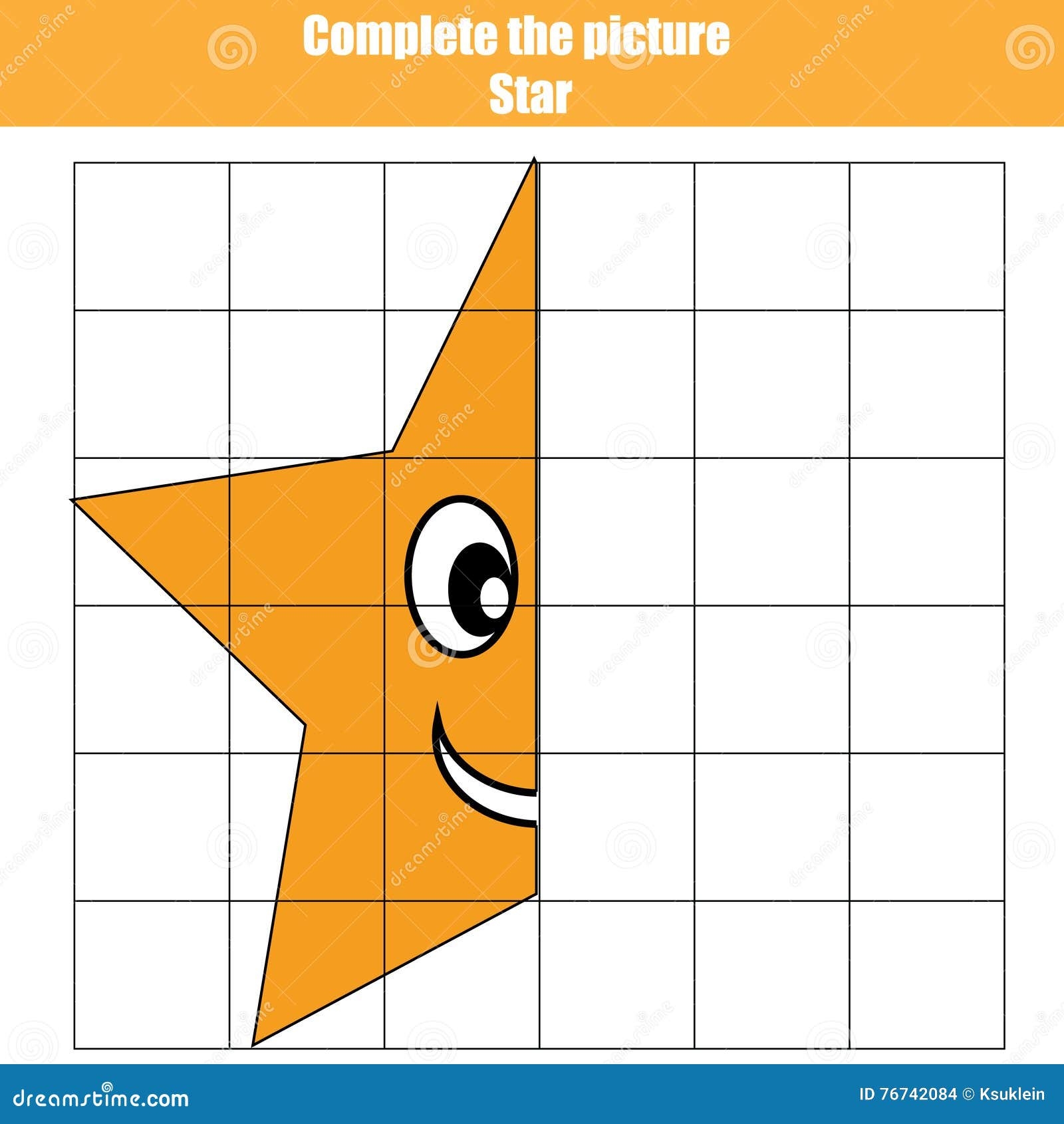 Grid Copy Game Complete The Picture Children Coloring Page Kids Activity Sheet With Star Shape Stock Vector Illustration Of Activity Games 76742084 Grid Copy Game Complete The Picture Children Coloring Page Kids Activity Sheet With Star Shape Stock Vector Illustration Of Activity Games 76742084