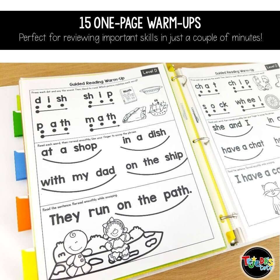 Guided Reading Activities Level D Tejeda S Tots