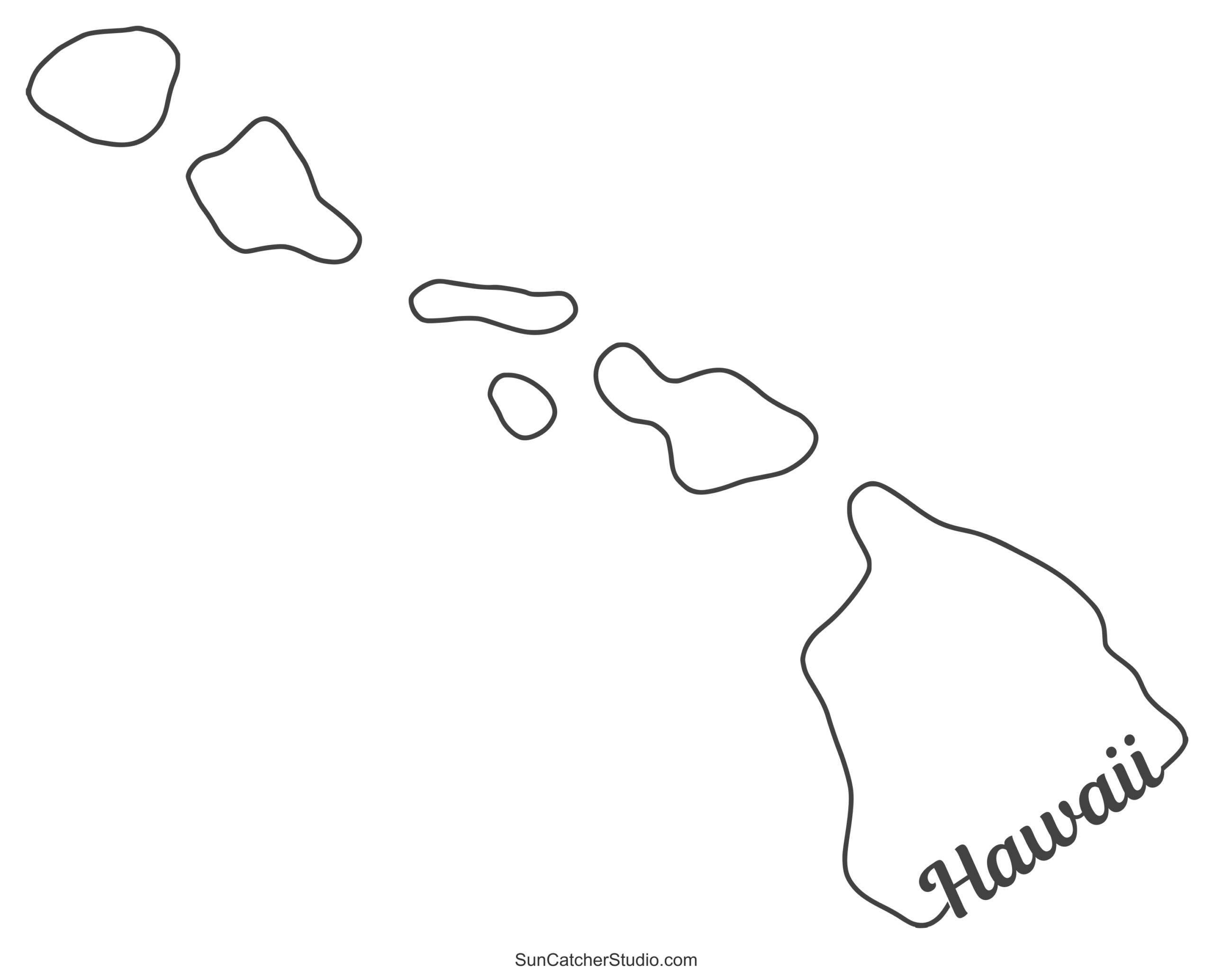 Hawaii Map Outline Printable State Shape Stencil Pattern Free Printables Lettering SVG Files Tools Apps Hawaii Map Outline Printable State Shape Stencil Pattern Free Printables Lettering SVG Files Tools Apps