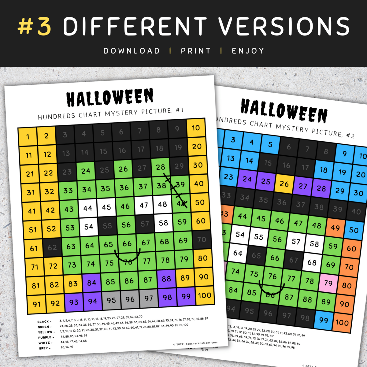 Holidays Math Hundreds Chart Mystery Picture Color By Number Made By Teachers Holidays Math Hundreds Chart Mystery Picture Color By Number Made By Teachers