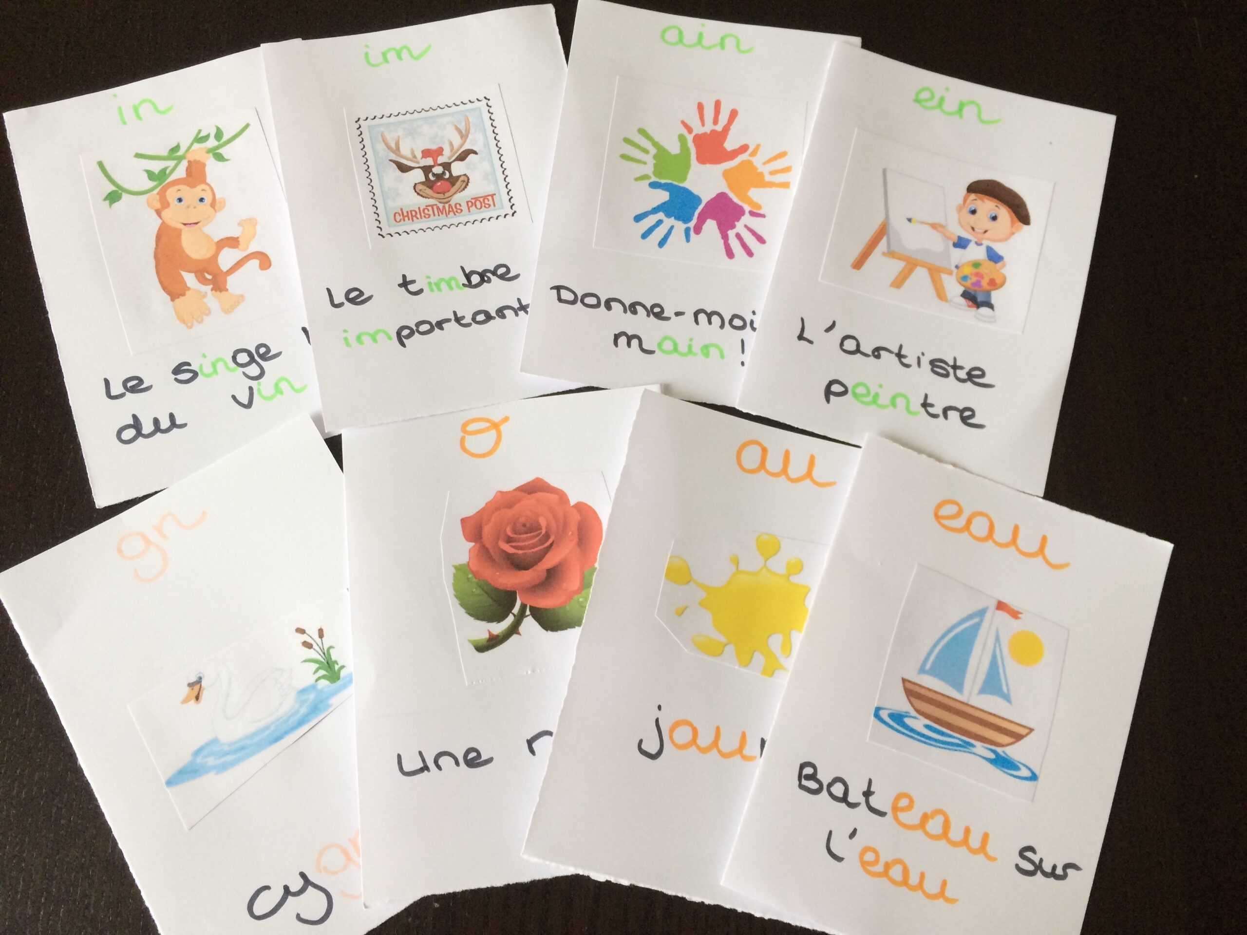 Homemade Resources Phonics Flashcards Our Ml Home