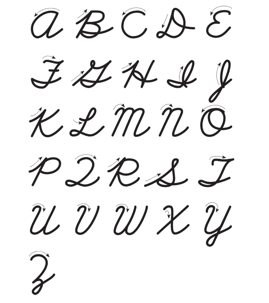 How To Write In Cursive Basic Guidelines With Examples Wr1ter How To Write In Cursive Basic Guidelines With Examples Wr1ter