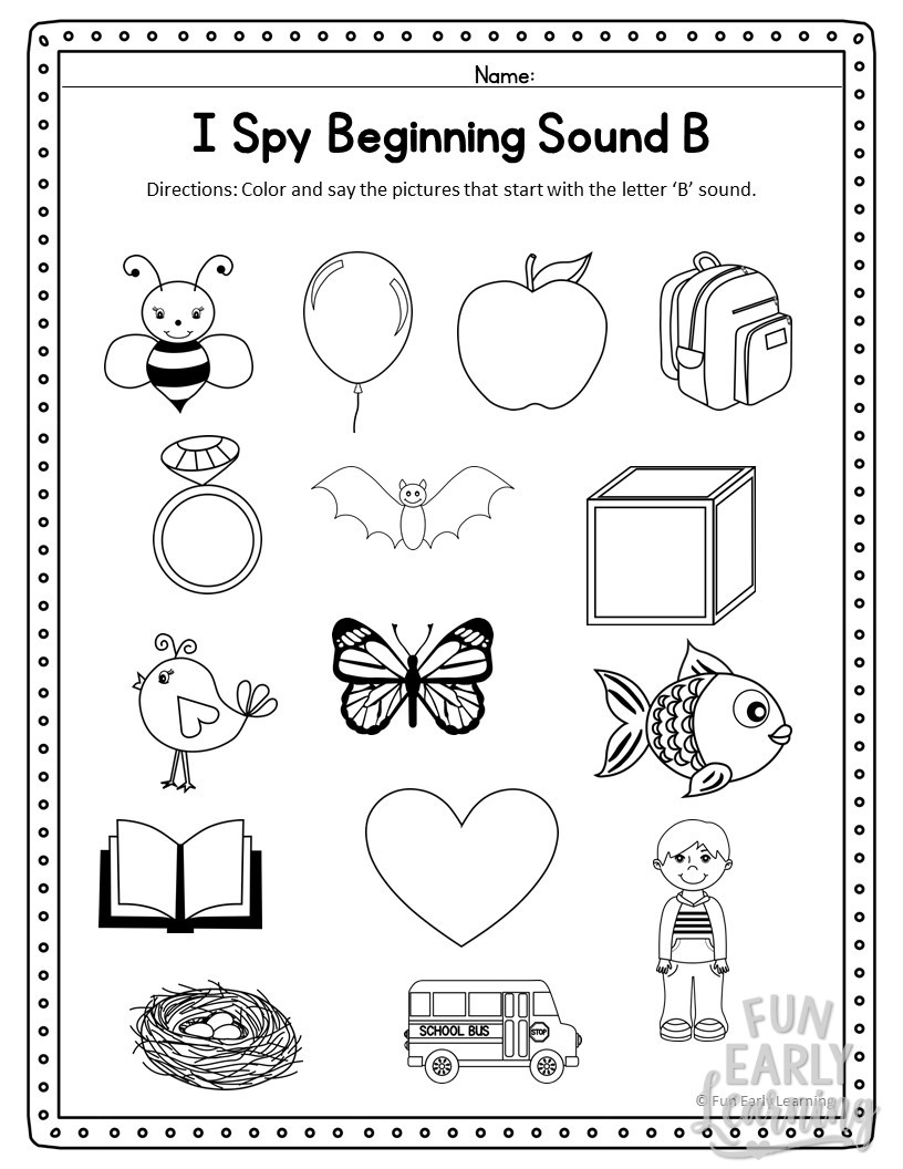 I Spy Beginning Sounds Fun Early Learning I Spy Beginning Sounds Fun Early Learning