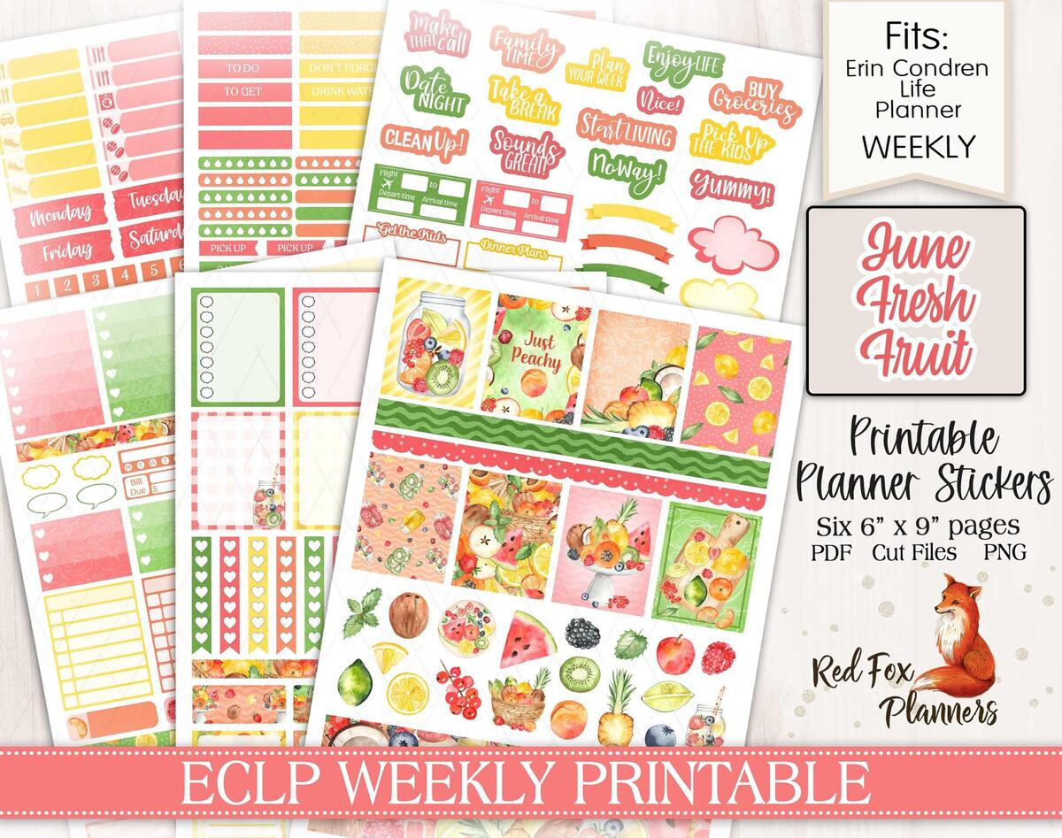 June Fresh Fruit Erin Condren ECLP Weekly Printable Planner Stickers Pineapple Apple Orange Peach Blueberry Strawberry Cherry Lime Etsy June Fresh Fruit Erin Condren ECLP Weekly Printable Planner Stickers Pineapple Apple Orange Peach Blueberry Strawberry Cherry Lime Etsy
