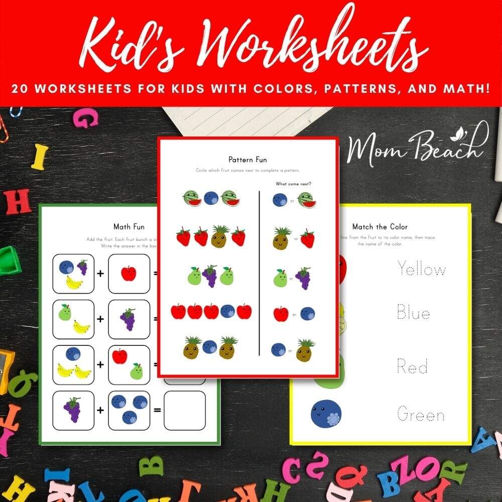 Kid S Worksheets Math Patterns Writing Made By Teachers Kid S Worksheets Math Patterns Writing Made By Teachers
