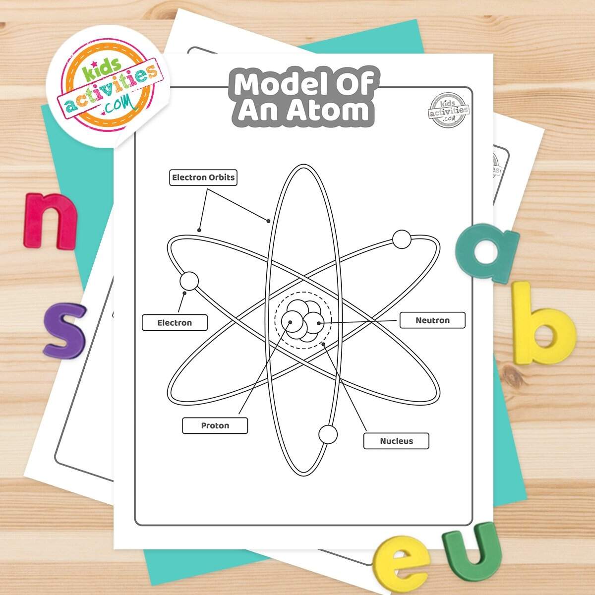 Learning The Model Of An Atom Easy Fun Printables Kids Activities Blog Learning The Model Of An Atom Easy Fun Printables Kids Activities Blog