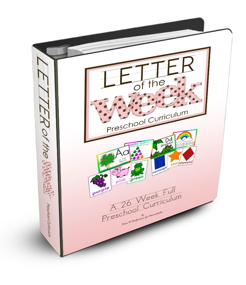 Letter Of The Week PDF lotw d 24 95 Confessions Of A Homeschooler Online Store For Printables Curriculum Preschool And More