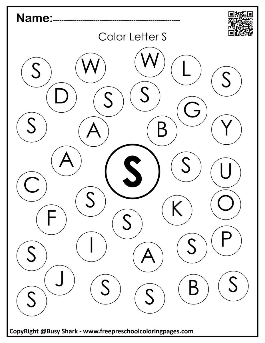 Letter S 10 Free Dot Markers Coloring Pages In 2025 Letter S Worksheets Letter S Activities Preschool Activities Printable