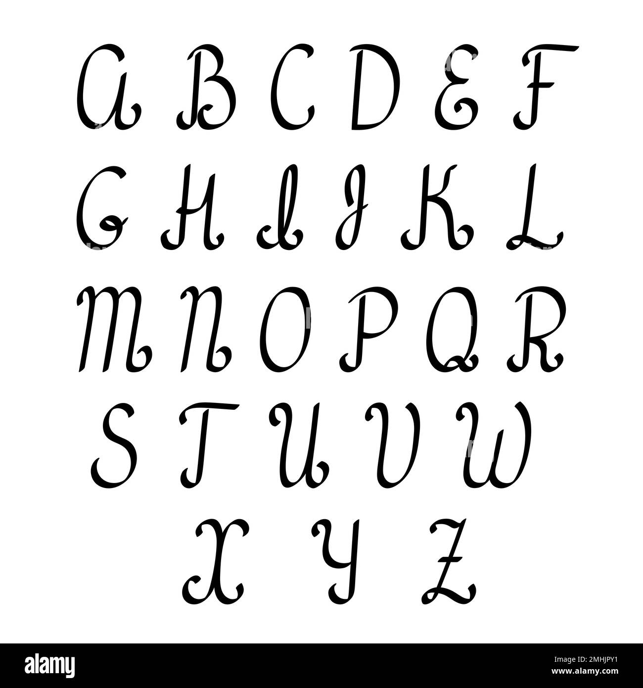 Letters Of English Alphabet Uppercase Linear Vector Illustration Calligraphic Abc Cute Funny Decorative Handwriting Handwritten Font Letters Symbols Stock Vector Image Art Alamy Letters Of English Alphabet Uppercase Linear Vector Illustration Calligraphic Abc Cute Funny Decorative Handwriting Handwritten Font Letters Symbols Stock Vector Image Art Alamy