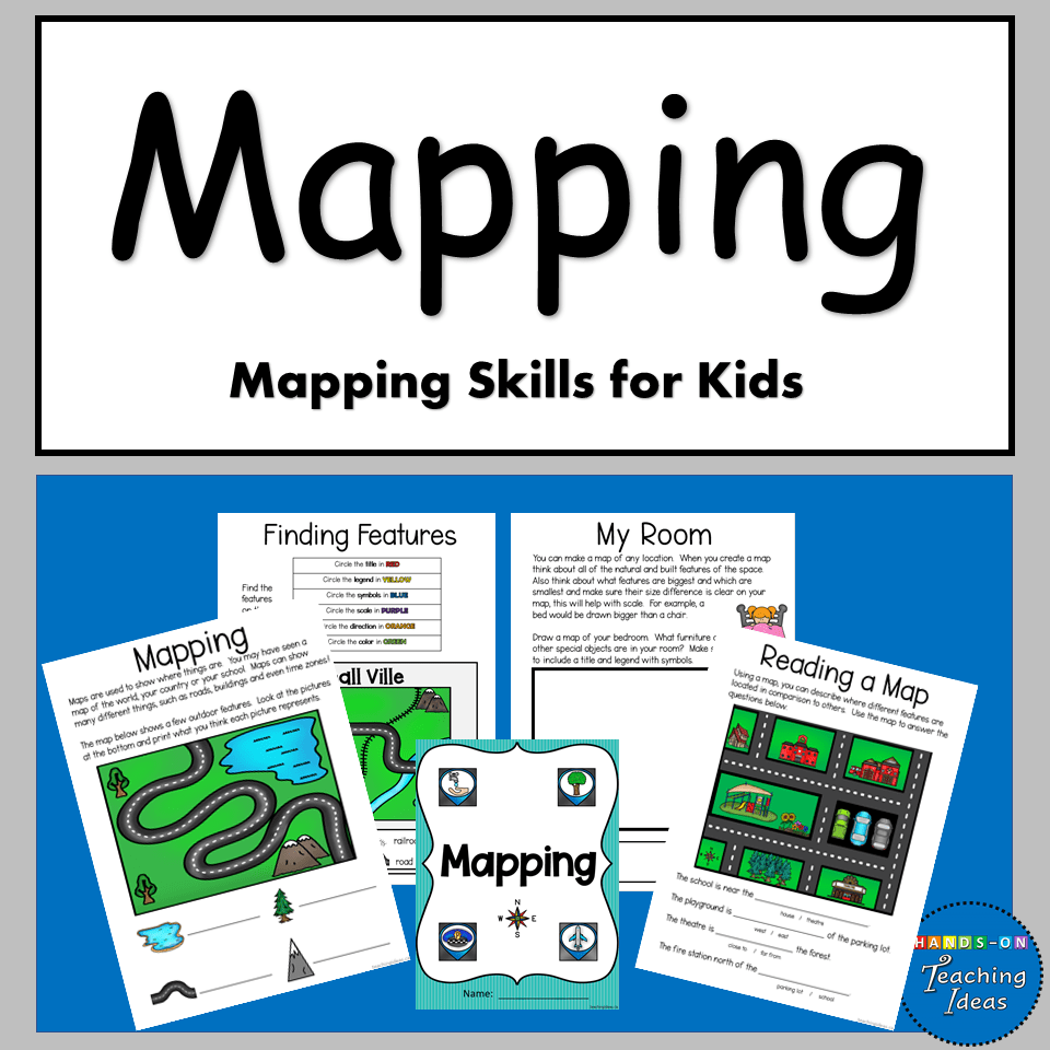 Map Skills Social Studies Hands On Teaching Ideas
