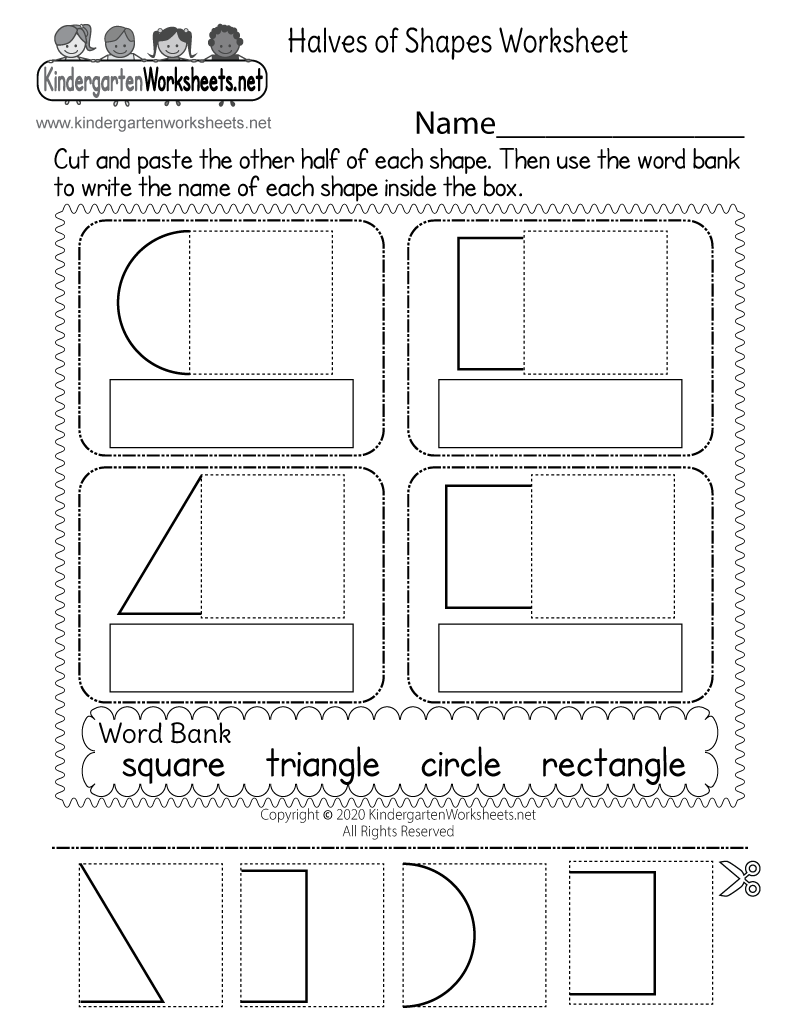 Matching Halves Of Shapes Worksheet Free Printable Digital PDF Matching Halves Of Shapes Worksheet Free Printable Digital PDF