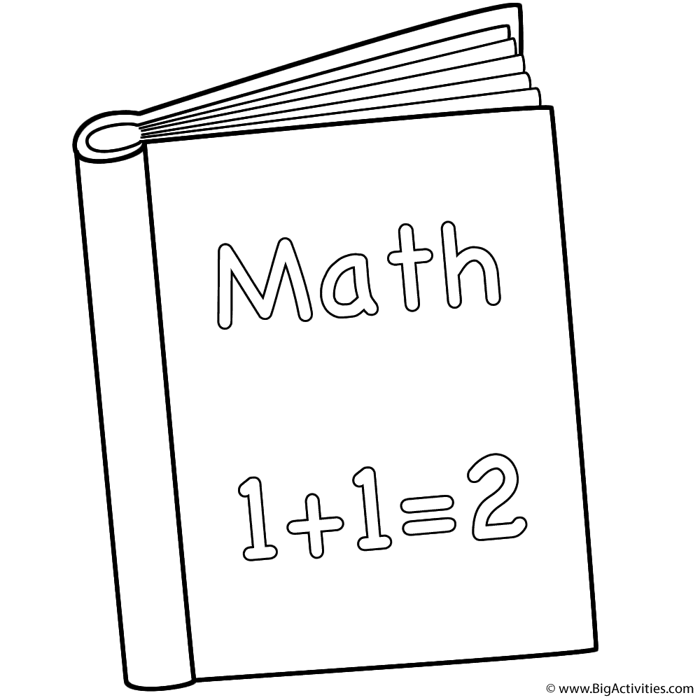 Math Book Coloring Page Back To School 30 Math Coloring Pages Free To Download PDF Printables