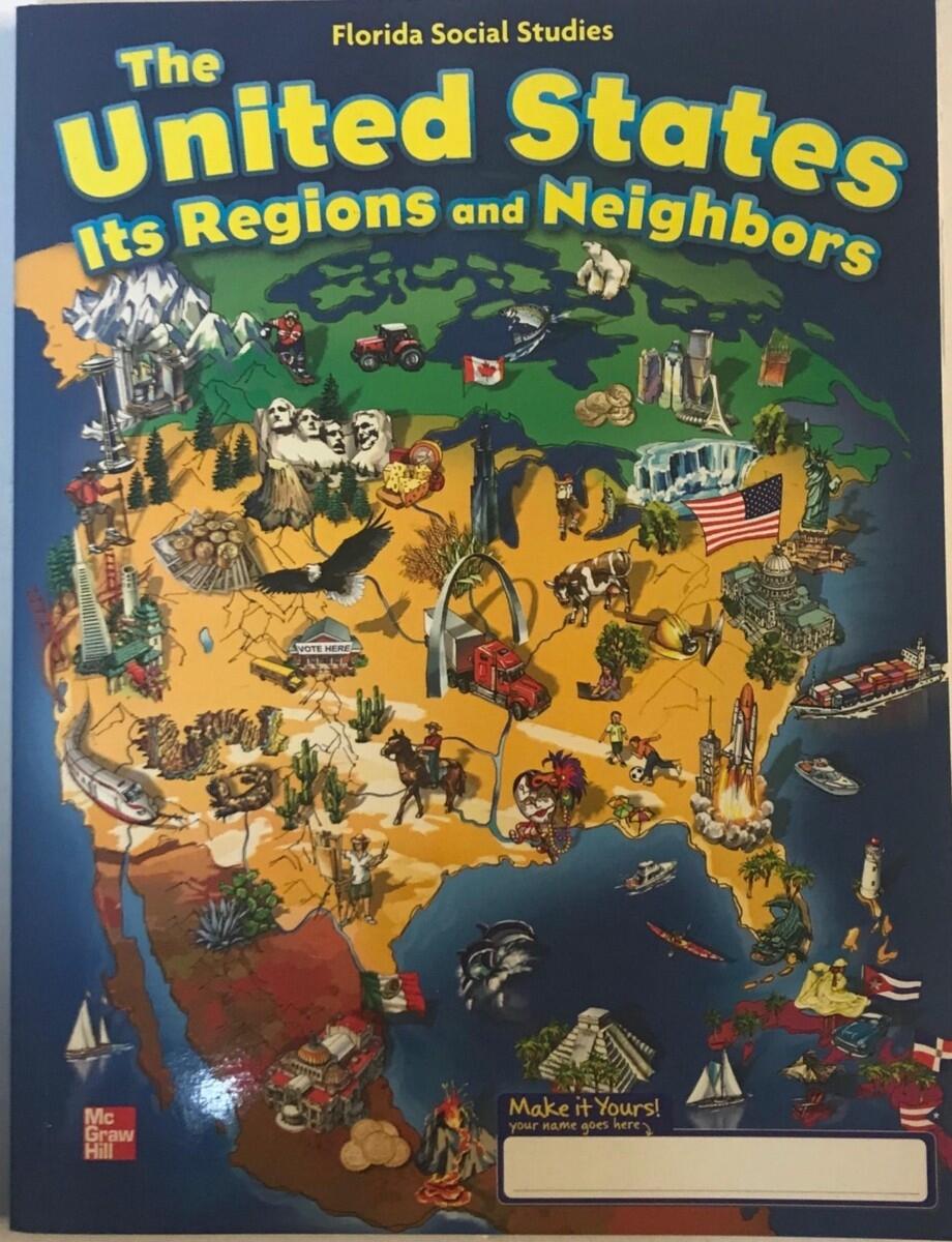 McGraw Hill Networks 3rd Grade 3 United States Its Regions Neighbors Florida EBay Regions Of The United States Activity Answer Key 3rd Grade Social Studies Classful