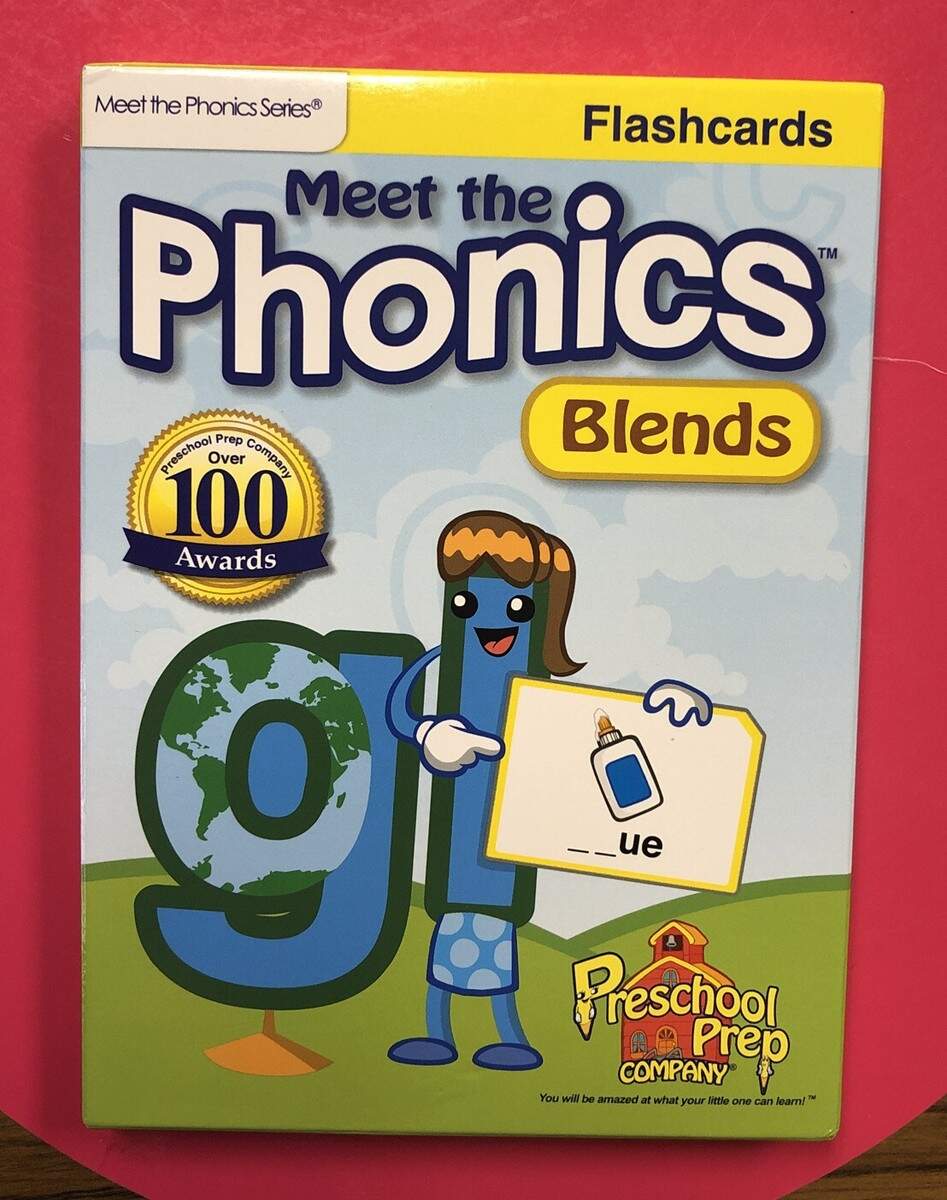 Meet The Phonics Blends Flash Cards By Preschool Prep Company HOMESCHOOL EBay Meet The Phonics Blends Flash Cards By Preschool Prep Company HOMESCHOOL EBay