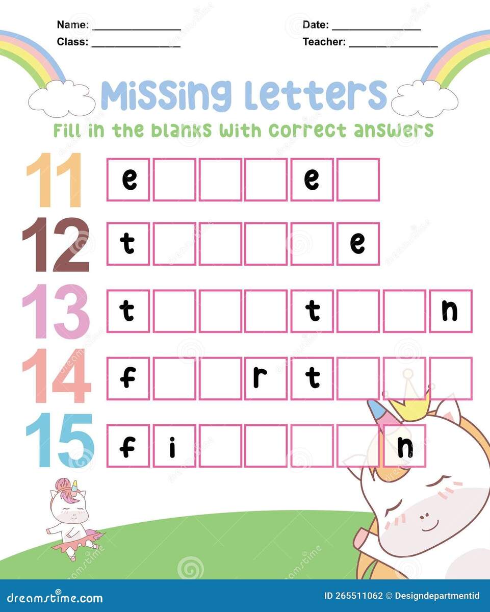 Missing Letters Worksheet Complete The Letters Of The Numbers In English Kids Educational Game Stock Vector Illustration Of Preschool Number 265511062 Missing Letters Worksheet Complete The Letters Of The Numbers In English Kids Educational Game Stock Vector Illustration Of Preschool Number 265511062