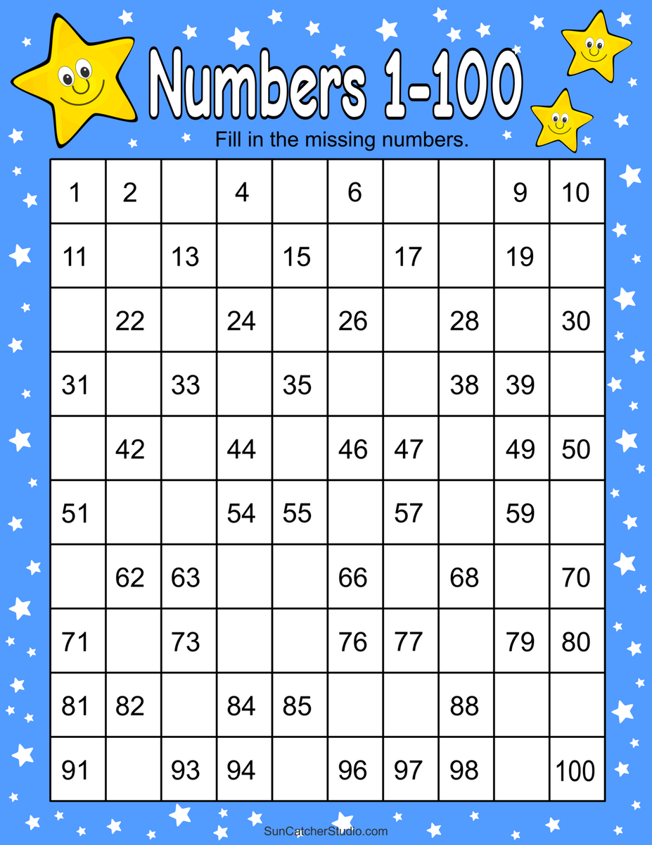 Missing Numbers Hundreds Chart 1 Mr R S World Of Math