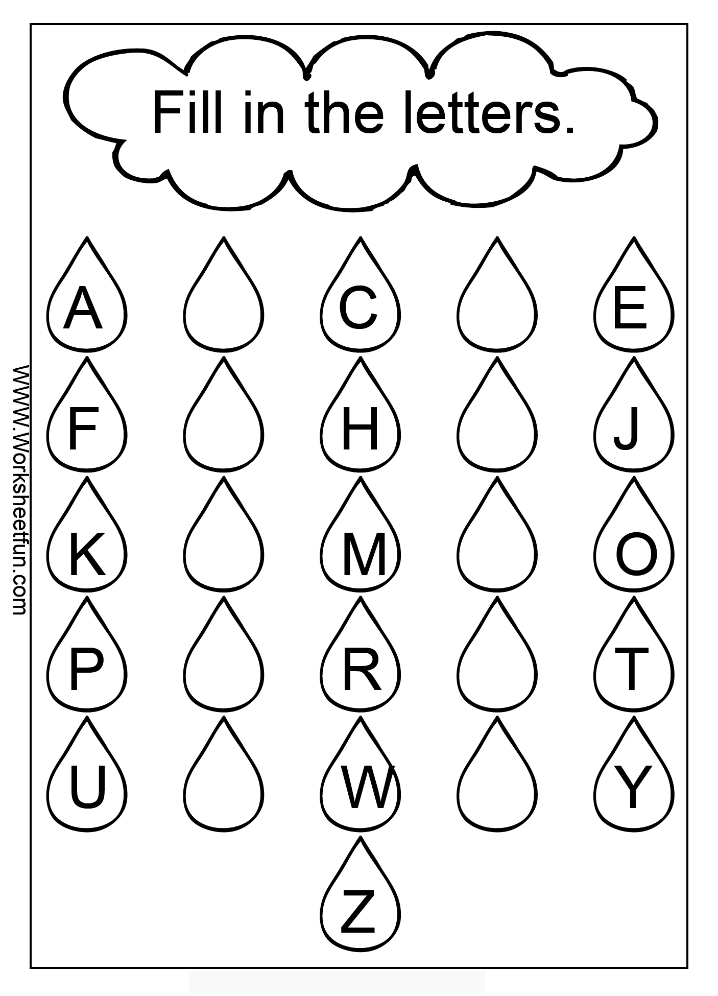 Missing Uppercase Letters Missing Capital Letters FREE Printable Worksheets Worksheetfun
