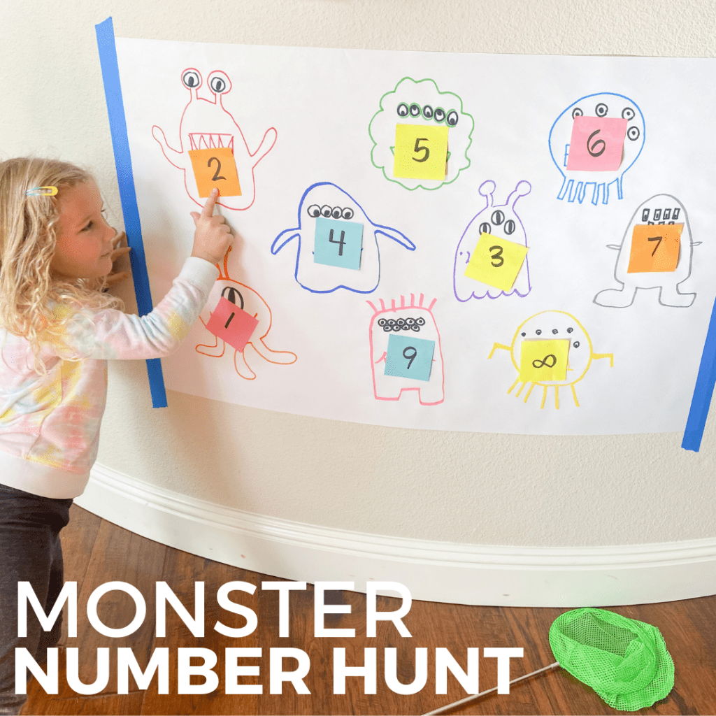 Monster Counting Game For Preschoolers Toddler Approved