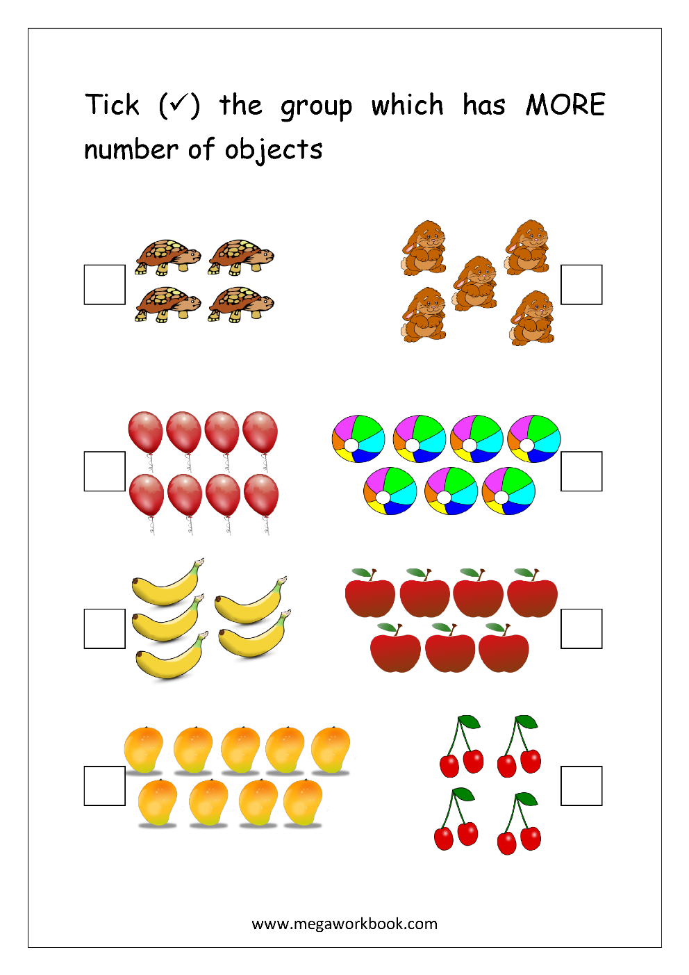 More And Less Worksheets Greater Than Less Than Worksheets For Preschool Kindergarten MegaWorkbook More And Less Worksheets Greater Than Less Than Worksheets For Preschool Kindergarten MegaWorkbook