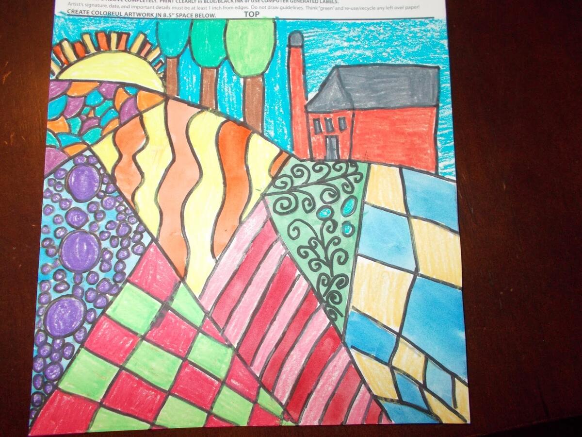 Mrs Pierce s Polka Dot Spot Square 1 Art Projects 1st 5th Grade