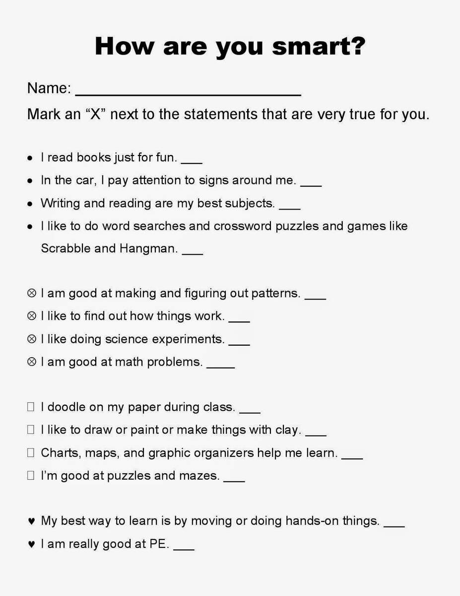 Multiple Intelligences Lesson Part 2 The Responsive Counselor